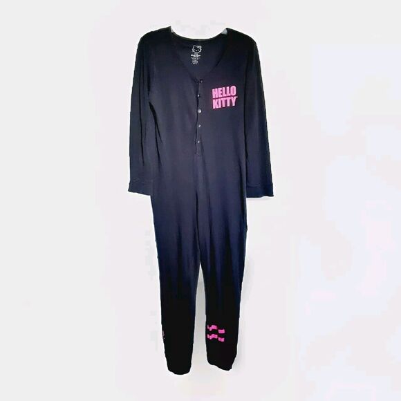Sanrio Other - SANRIO Women Hello Kitty Adult One Piece Body Union Suit PJ Pajamas Size L